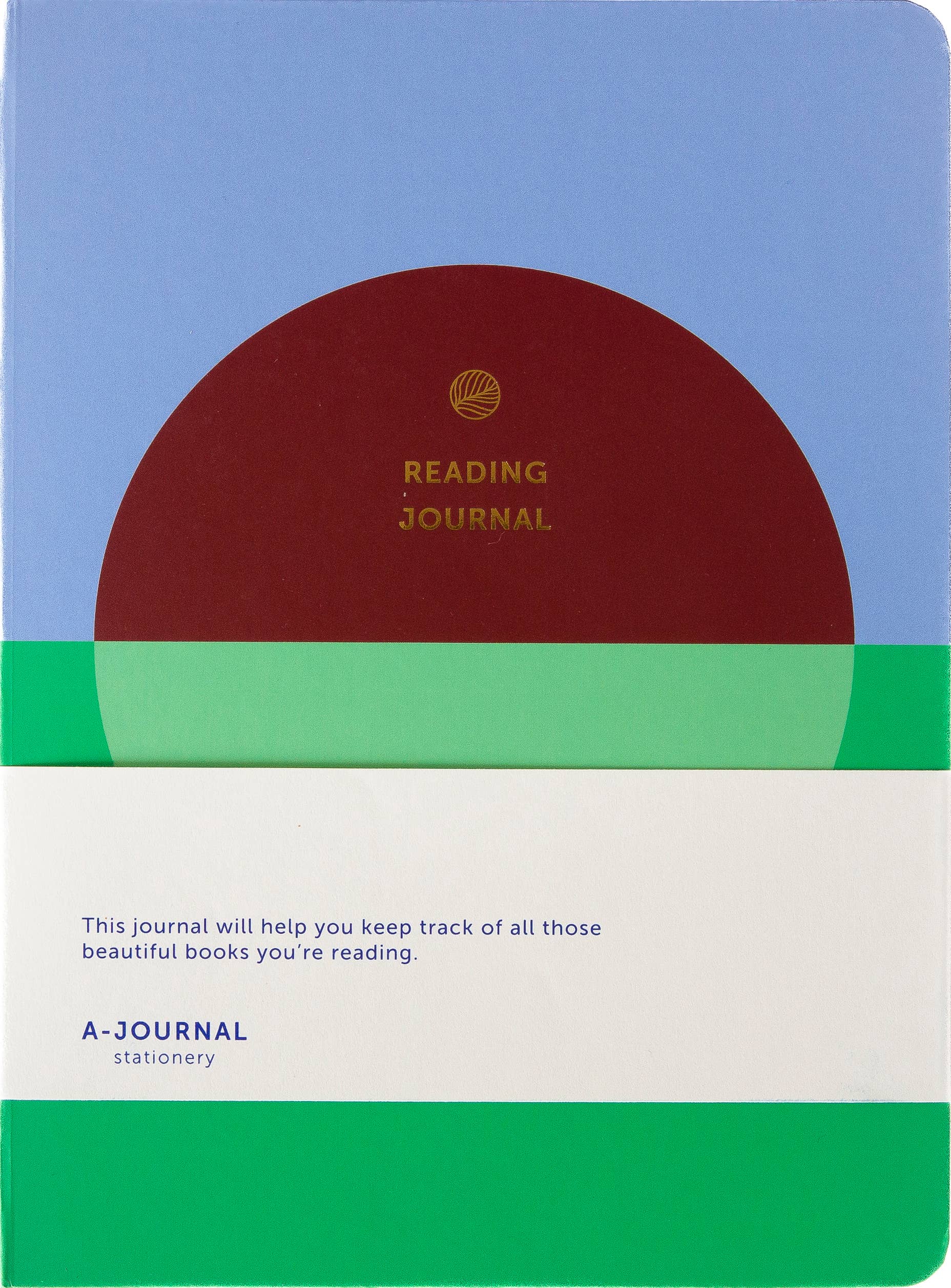 Lesetagebuch Reading Journal - Blau / Rot