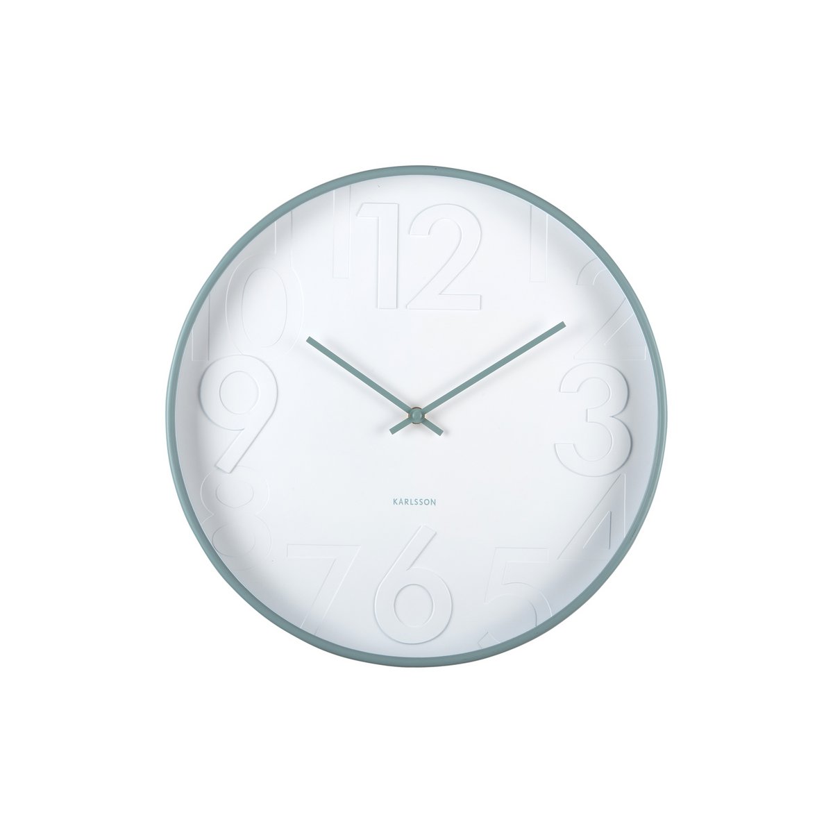 Wanduhr Fasten - Blau