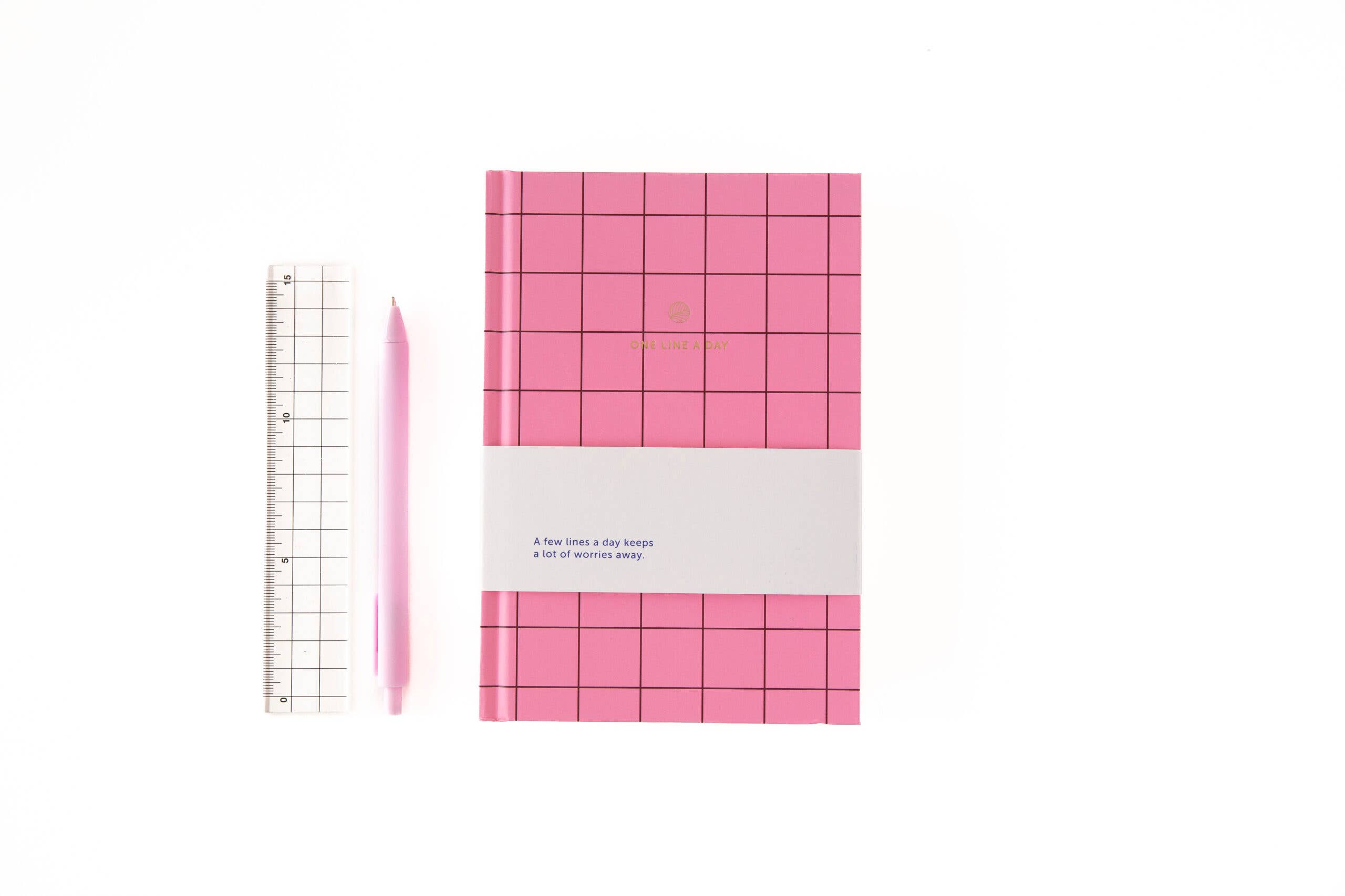 One Line A Day Tagebuch - Pink