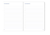 Lesetagebuch Reading Journal - Blau / Rot