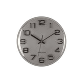 Wanduhr 3D-Zahlen - Silber