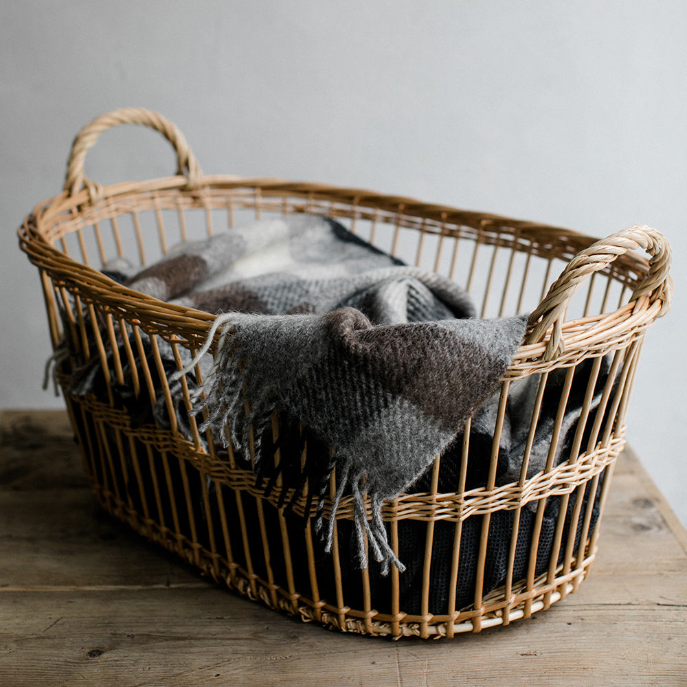 Wolldecke Gotland - multi grey