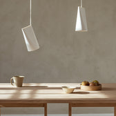 Porzellan Lampe Narrow - white