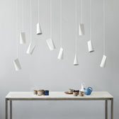 Porzellan Lampe Narrow - white