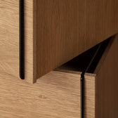 Aufbewahrungsbox aus Holz - oak