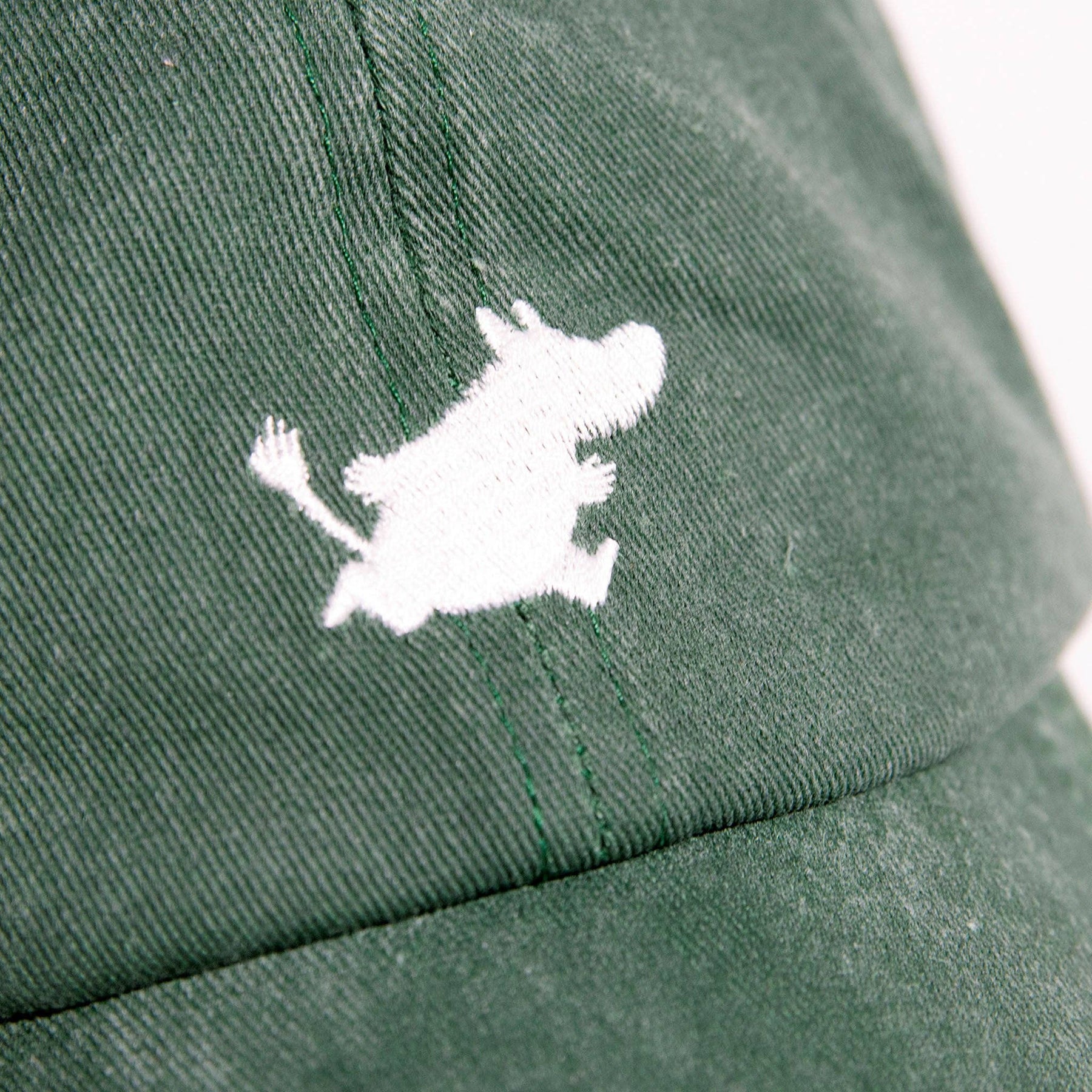 Gewaschene Denim-Cap - Mumin Classics Grün