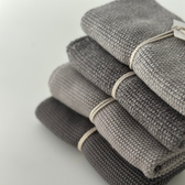 Gestricktes Küchentuch 40 x 50 cm - Dunkelgrau
