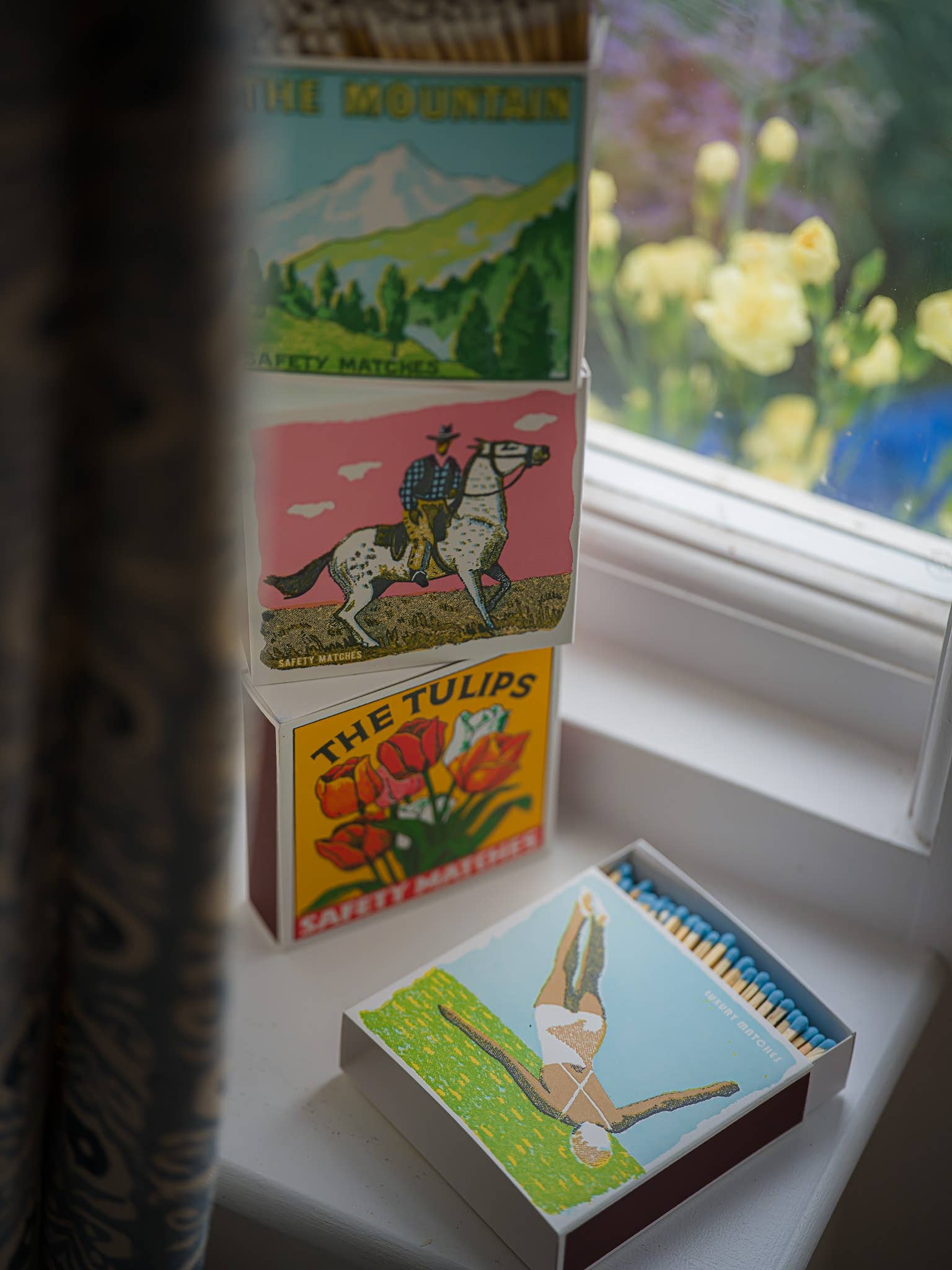 The Tulips | Quadratische Sicherheitsstreichhölzer