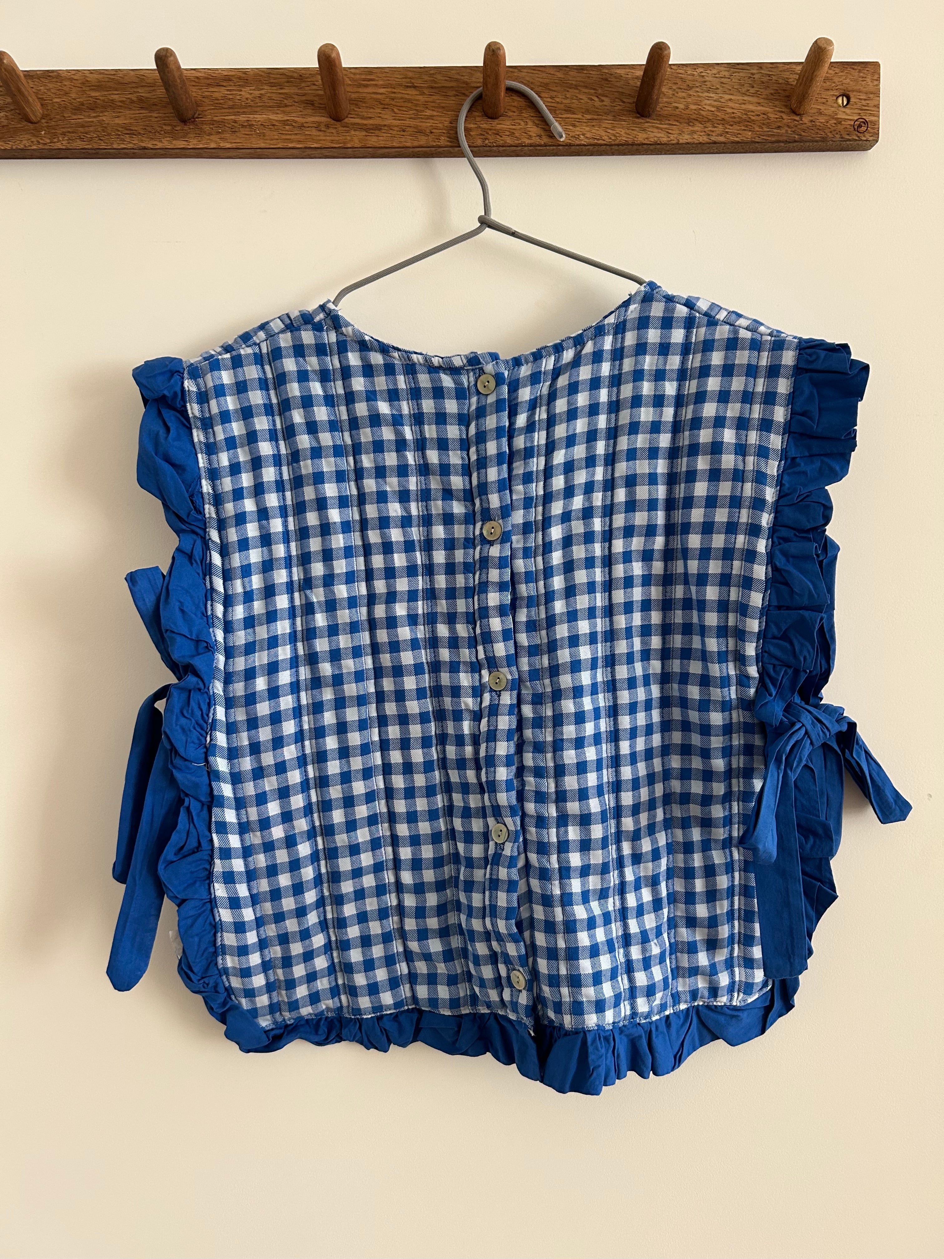 Gestepptes Oberteil - blau