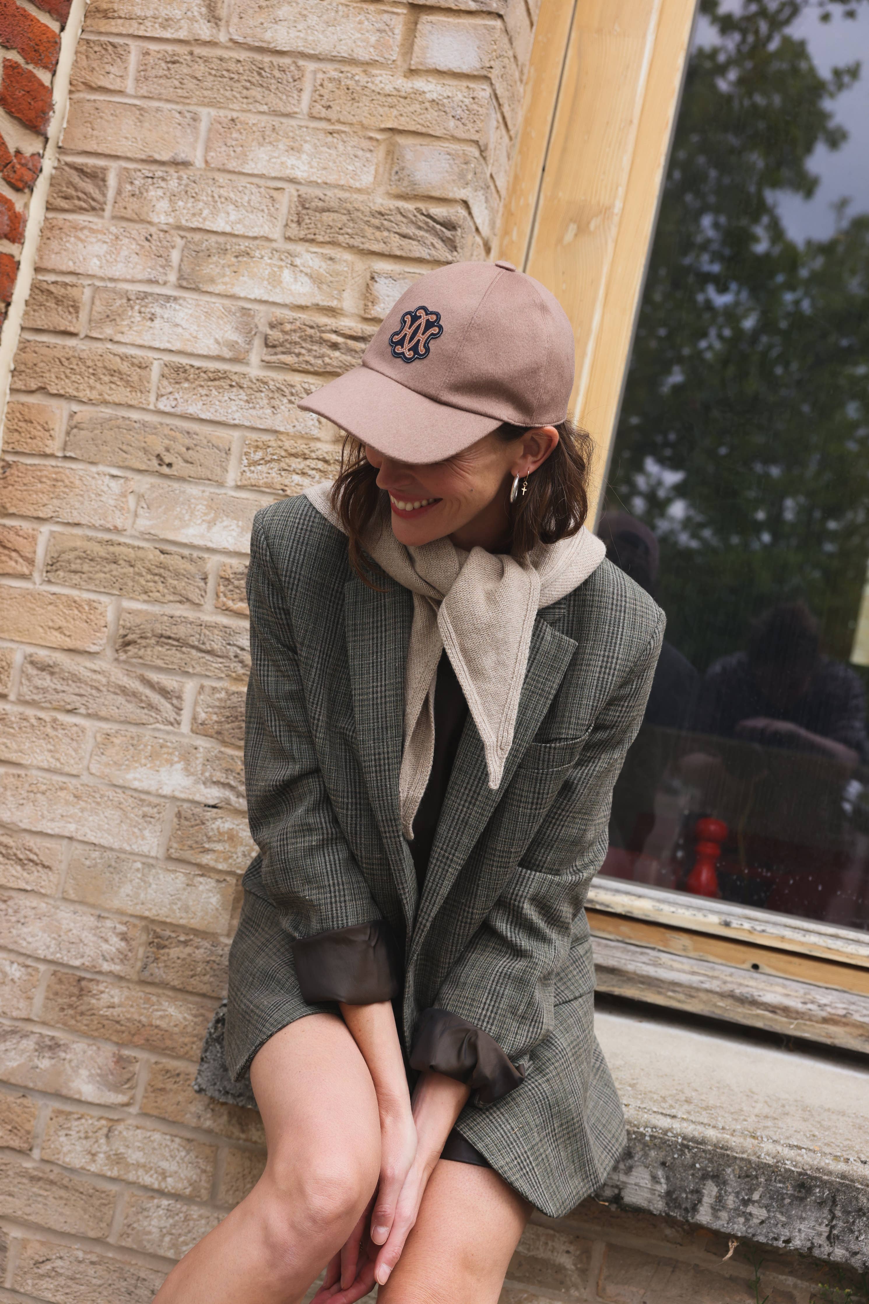Schal Colette - Beige meliert
