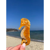 Haarklammer Seahorse - Orange