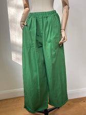 Culotte Palazzo-Hose - knallgrün