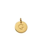 Anhänger Buchstabe (groß) - gold