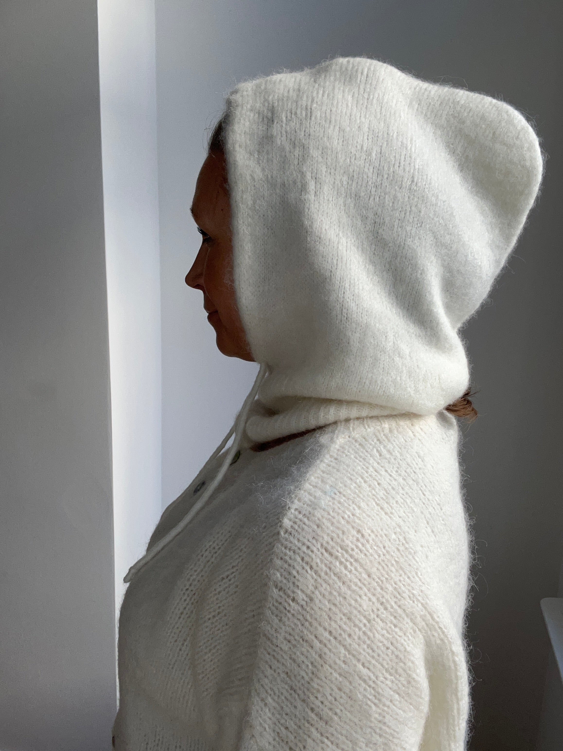 Kapuzen-Mütze Balaclava - creme