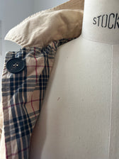 Wendemantel mit Karomuster - beige