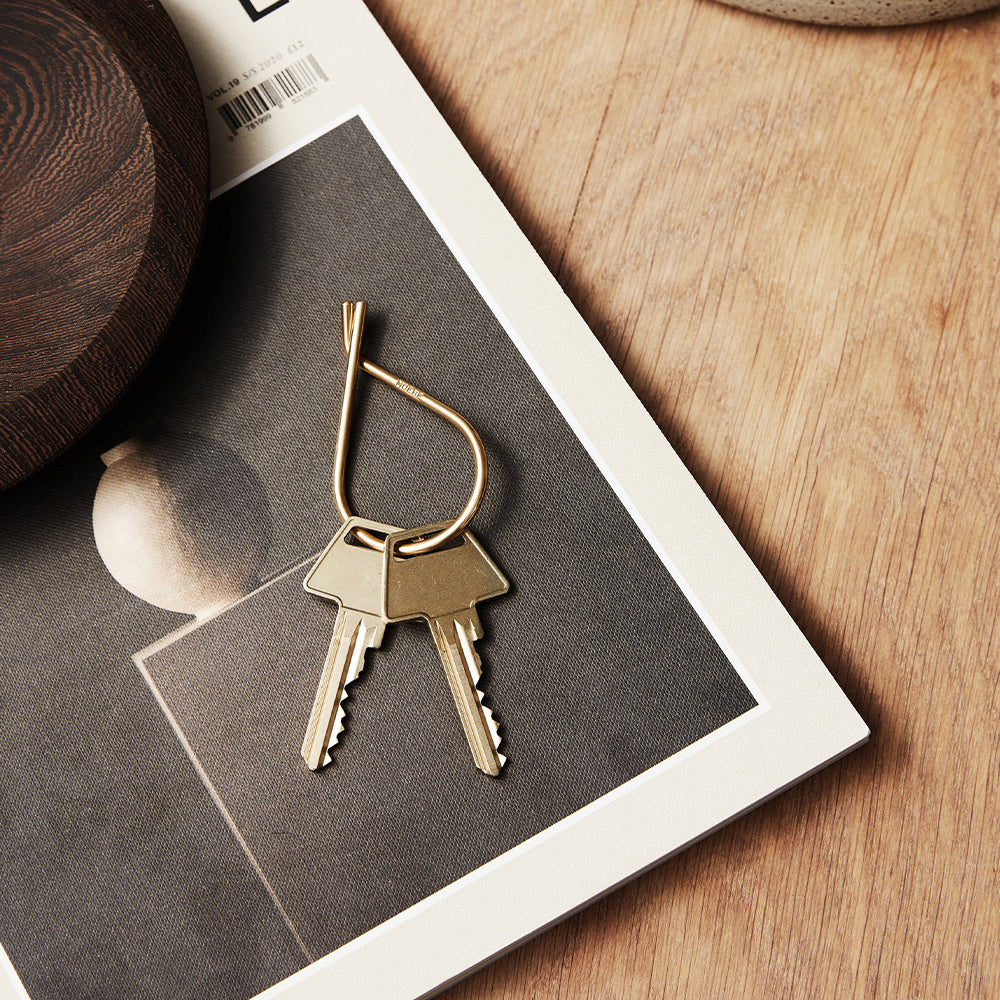 Schlüsselring - brass