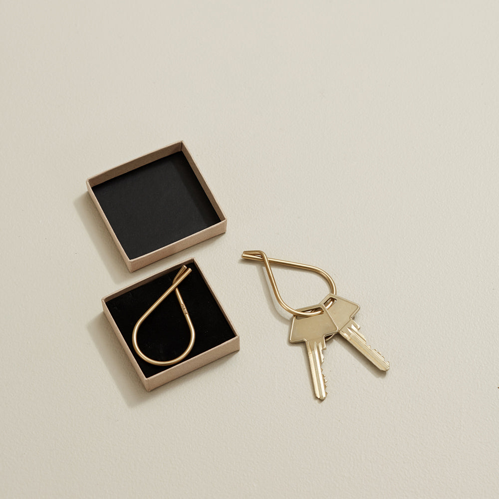 Schlüsselring - brass