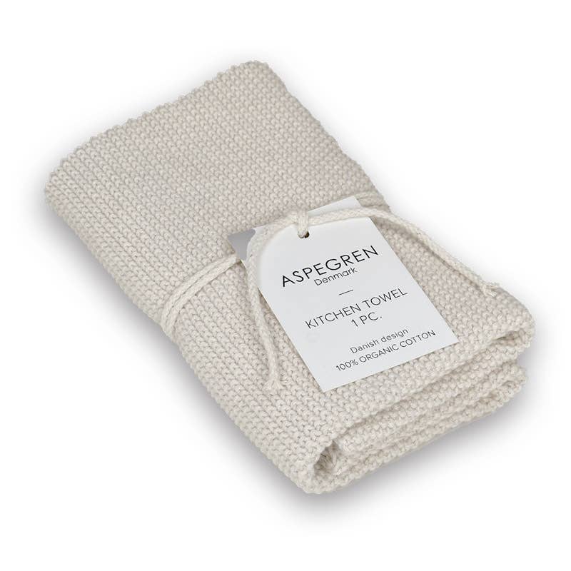 Gestricktes Küchentuch 40 x 50 cm -  Birke