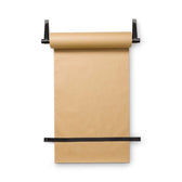 Wandrollenhalter Lederschlaufe mit Papier