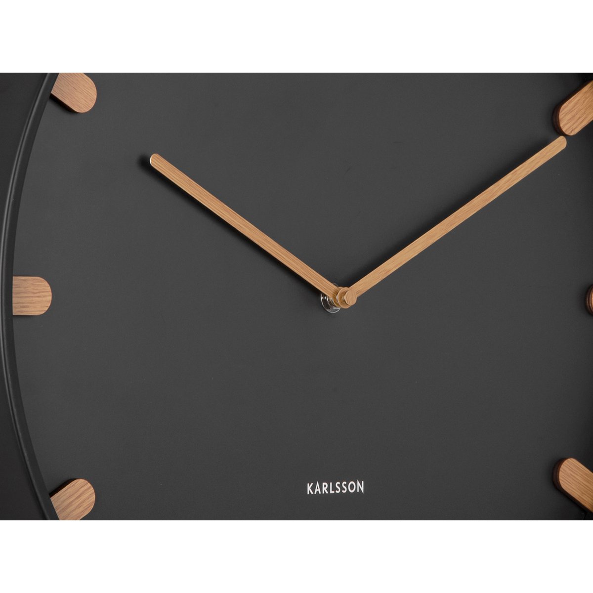 Wanduhr Grace - Schwarz