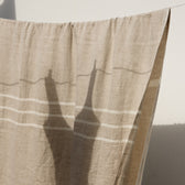 Strandtuch aus Leinen USVA - linen-white