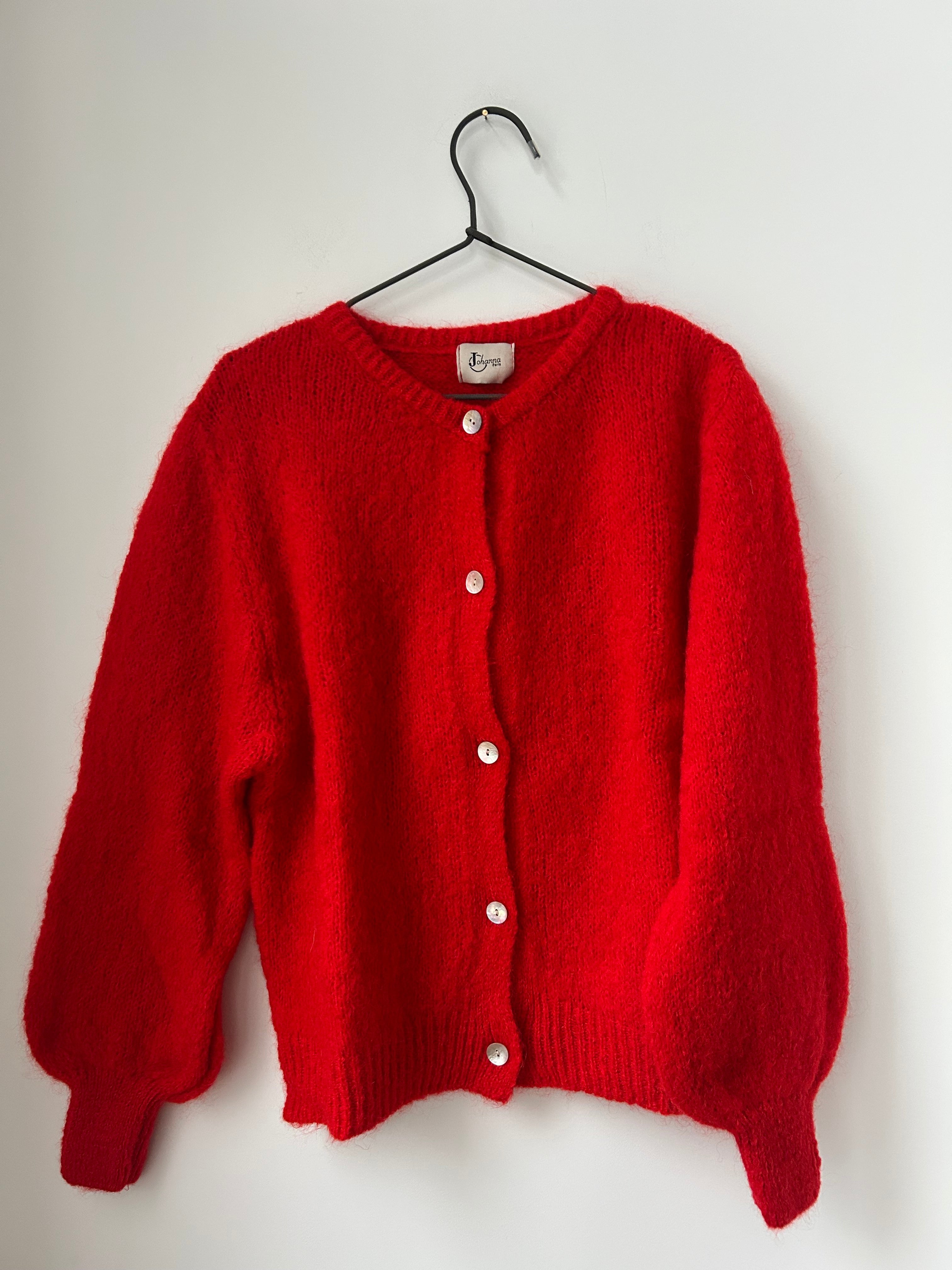 Strickjacke Cardigan - rot