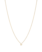 Halskette Note - gold versch. Buchstaben