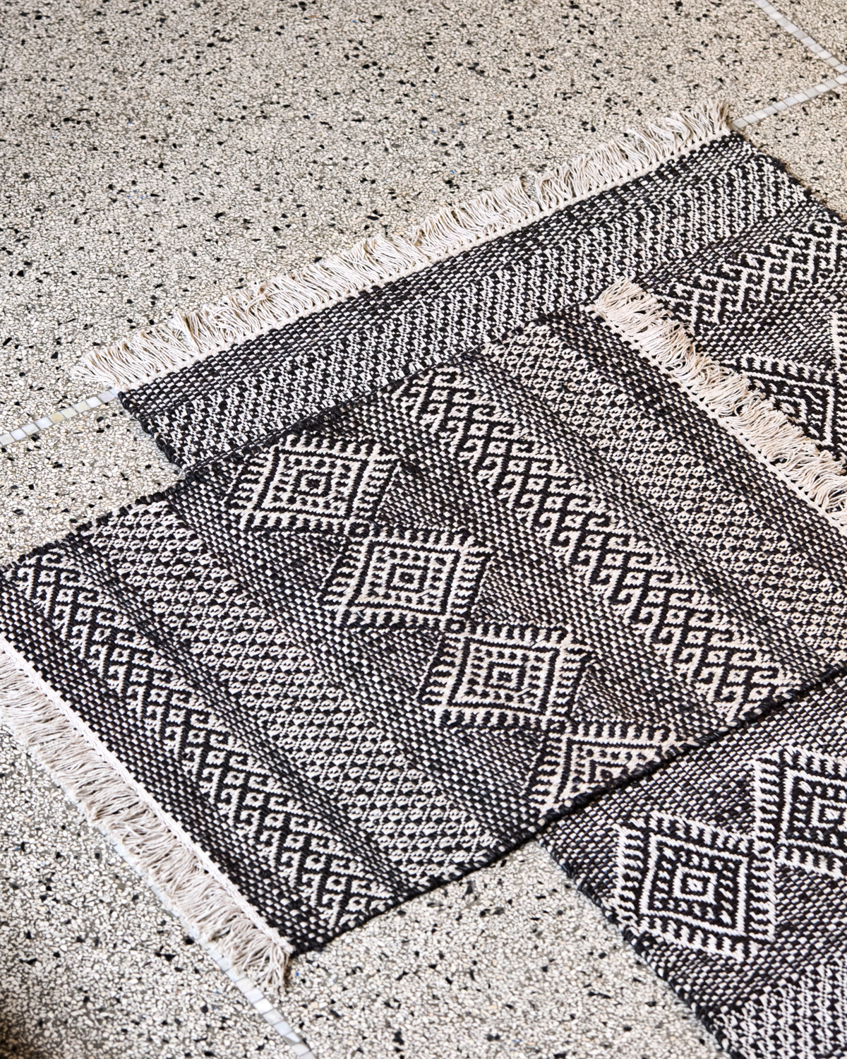 Teppich Ethnic - Schwarz