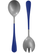 Salatbesteck Serv - Blau