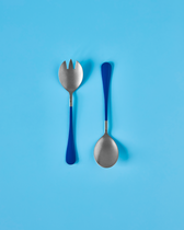 Salatbesteck Serv - Blau