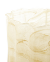 Teelichthalter Curl - beige 2er Set