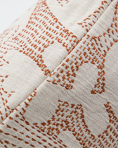Kissenbezug Mori – Off-White / Braun 50x50