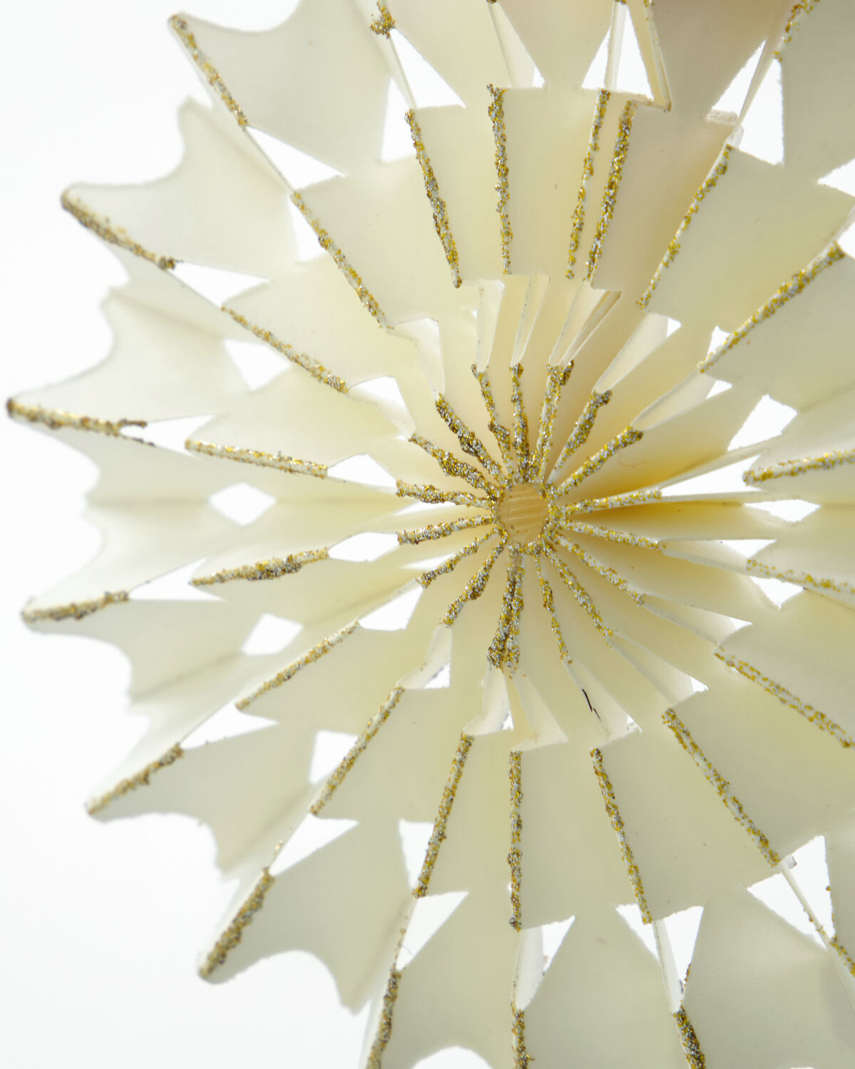Ornamente Stelle - Off-White (6er-Set)