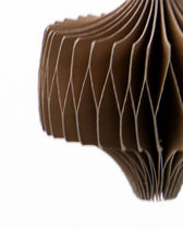 Papierornamente Comb - Hellbraun (6er-Set)