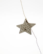 Girlande Stars – Silver-Finish