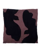 Kissen Miki - Bitterschokolade/Schwarz (50 x 50 cm)