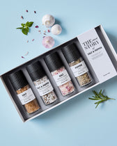 Geschenkbox Salt & Pepper "The Mixed Story" – 4-teiliges Gewürzset