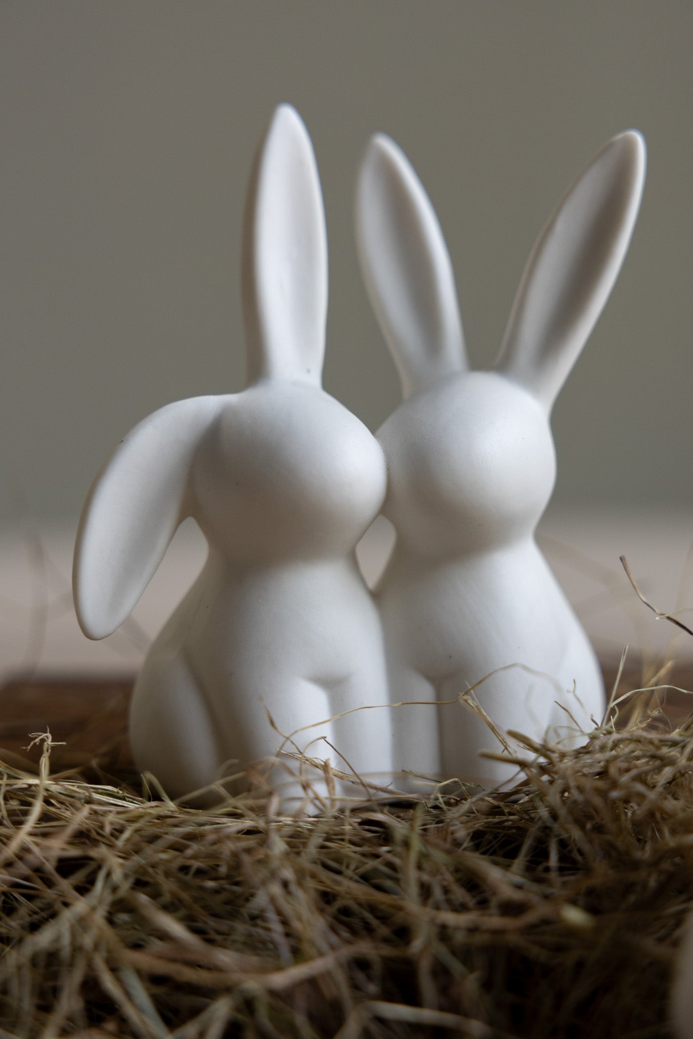 Keramik Hasen Love - Weiß