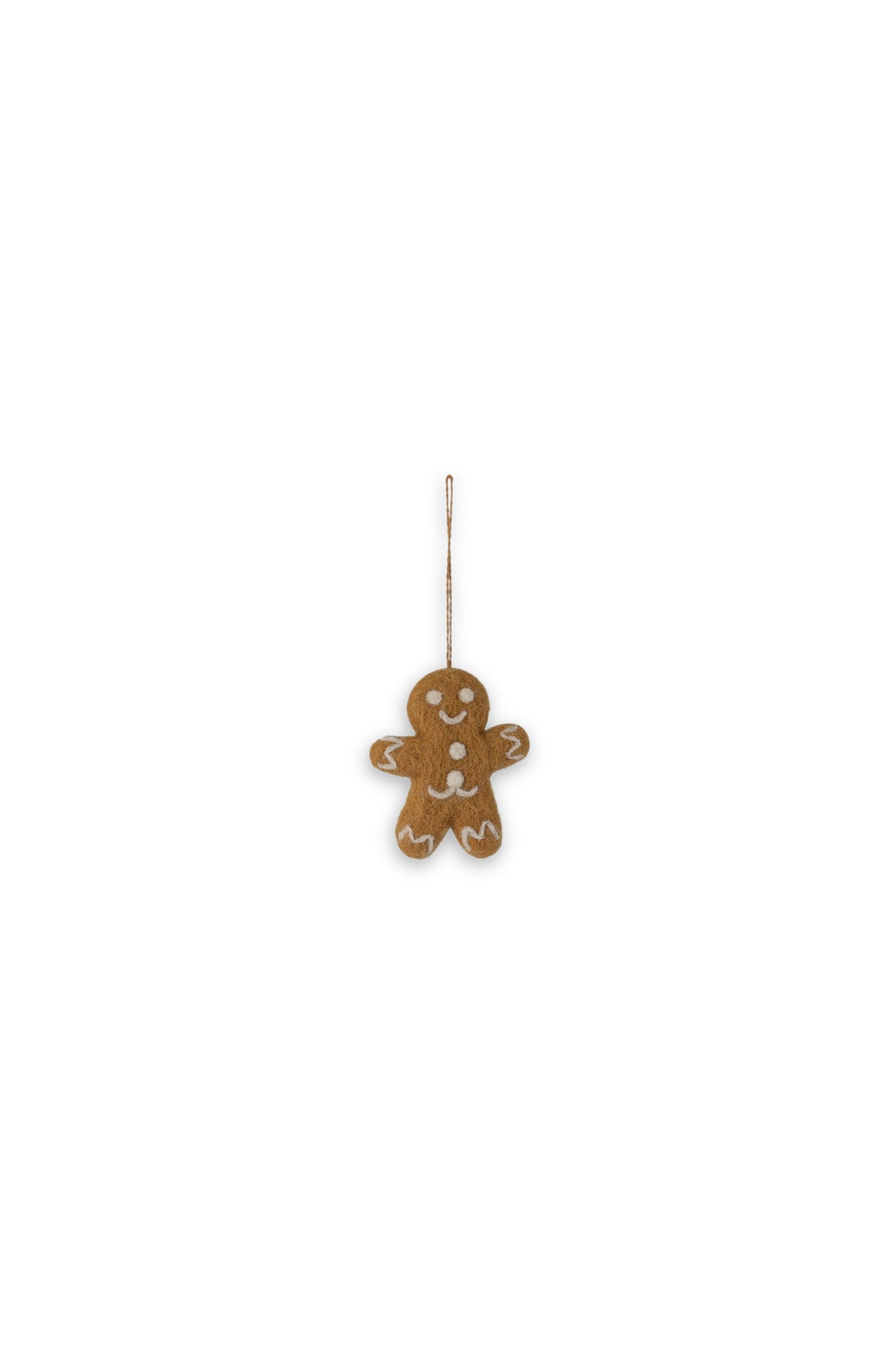 Woll-Ornament Lebkuchen