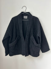Kimono-Jacke Schwarz