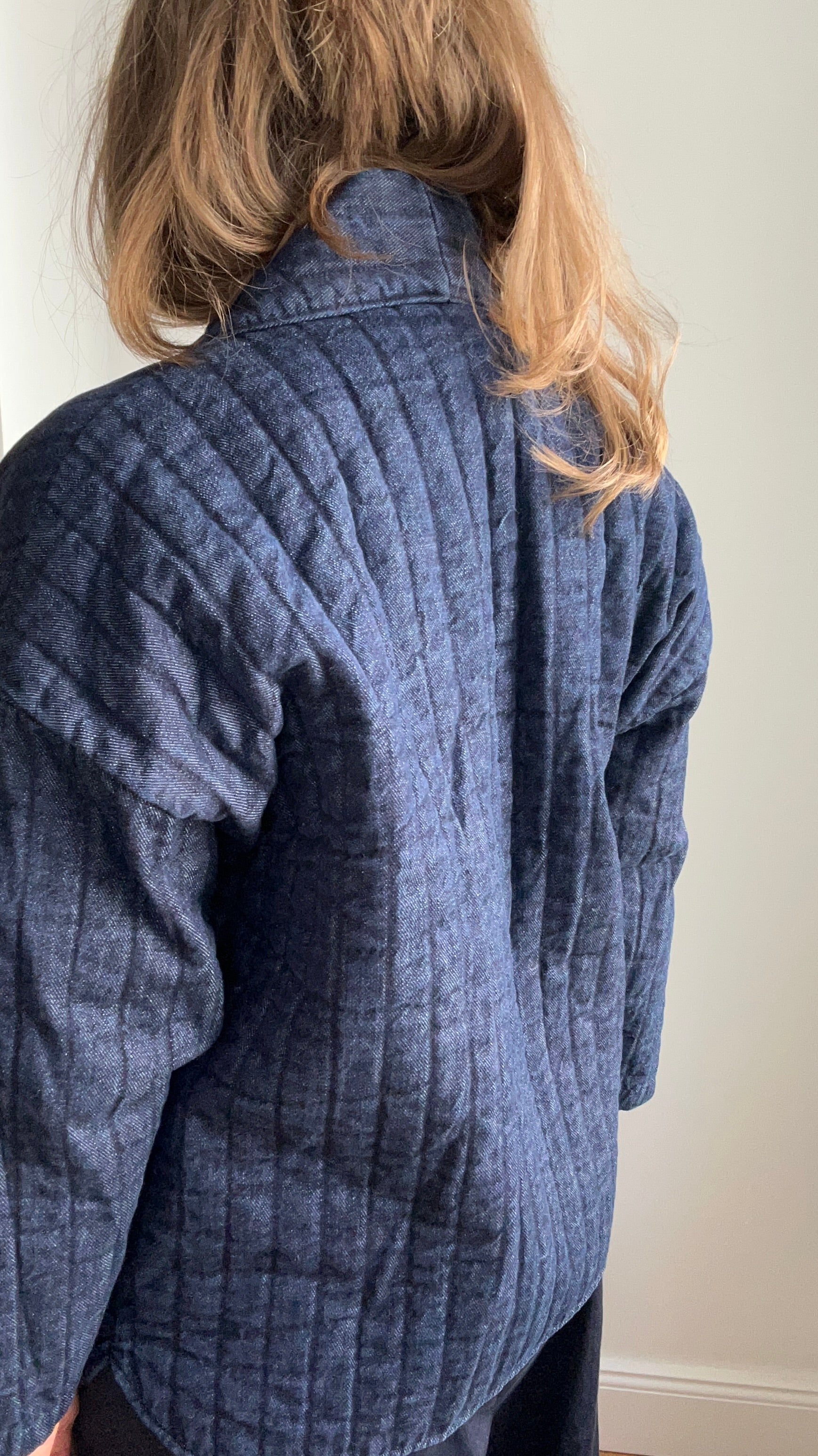 Kimono-Jacke Demin Dark