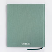 Notizbuch Dalapferd - dusty green 21 x 24 cm