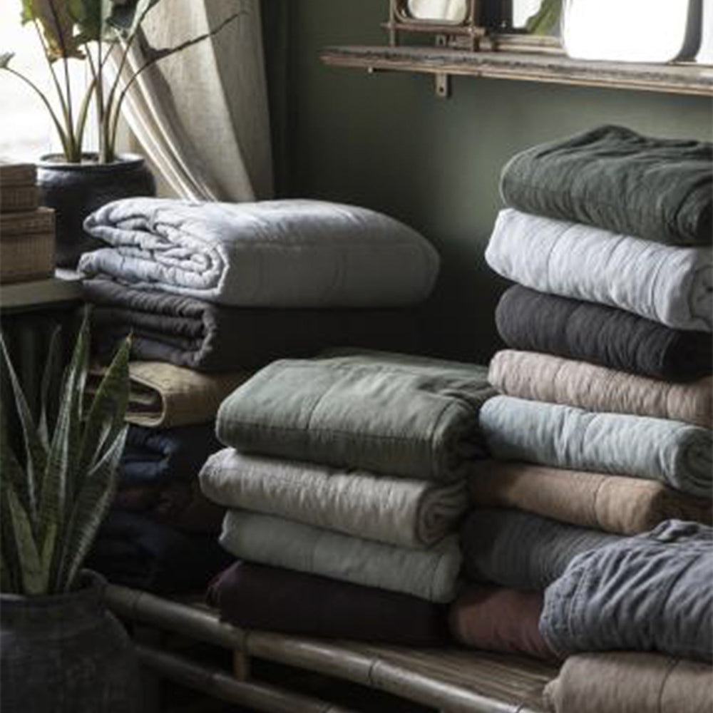 Tagesdecke - green mist 180 x 130 cm