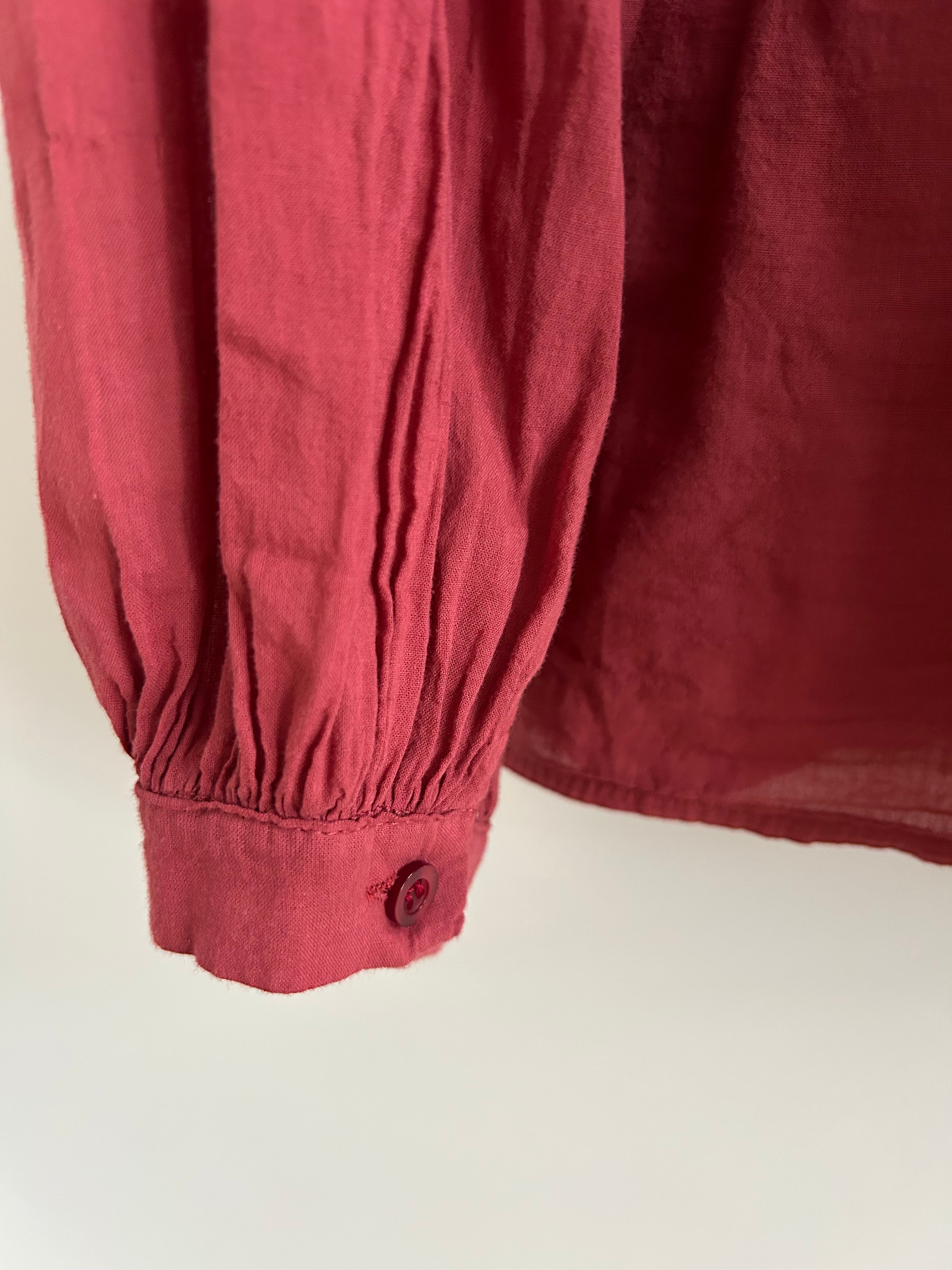 Bluse helles bordeaux