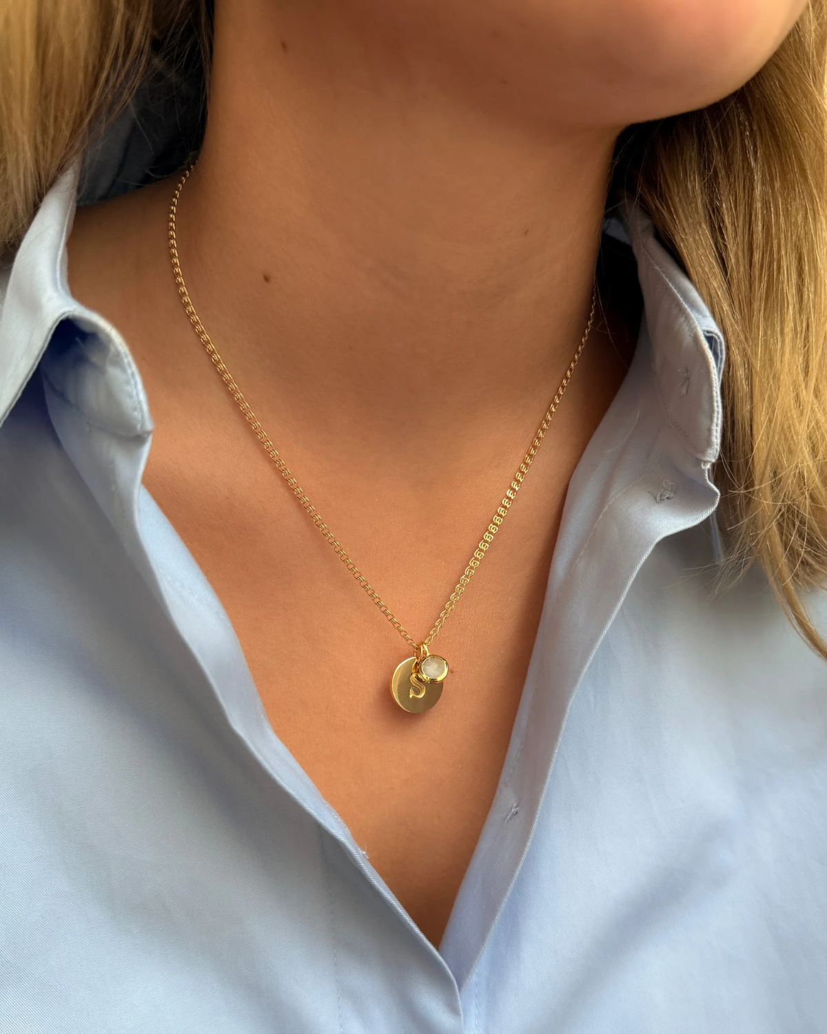 Anhänger Beloved Birthstone - gold