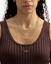 Halskette Medium Box-Chain - gold