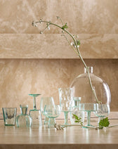 Ballonvase aus Glas - oval