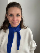 Kleiner Strickschal - Astralblau