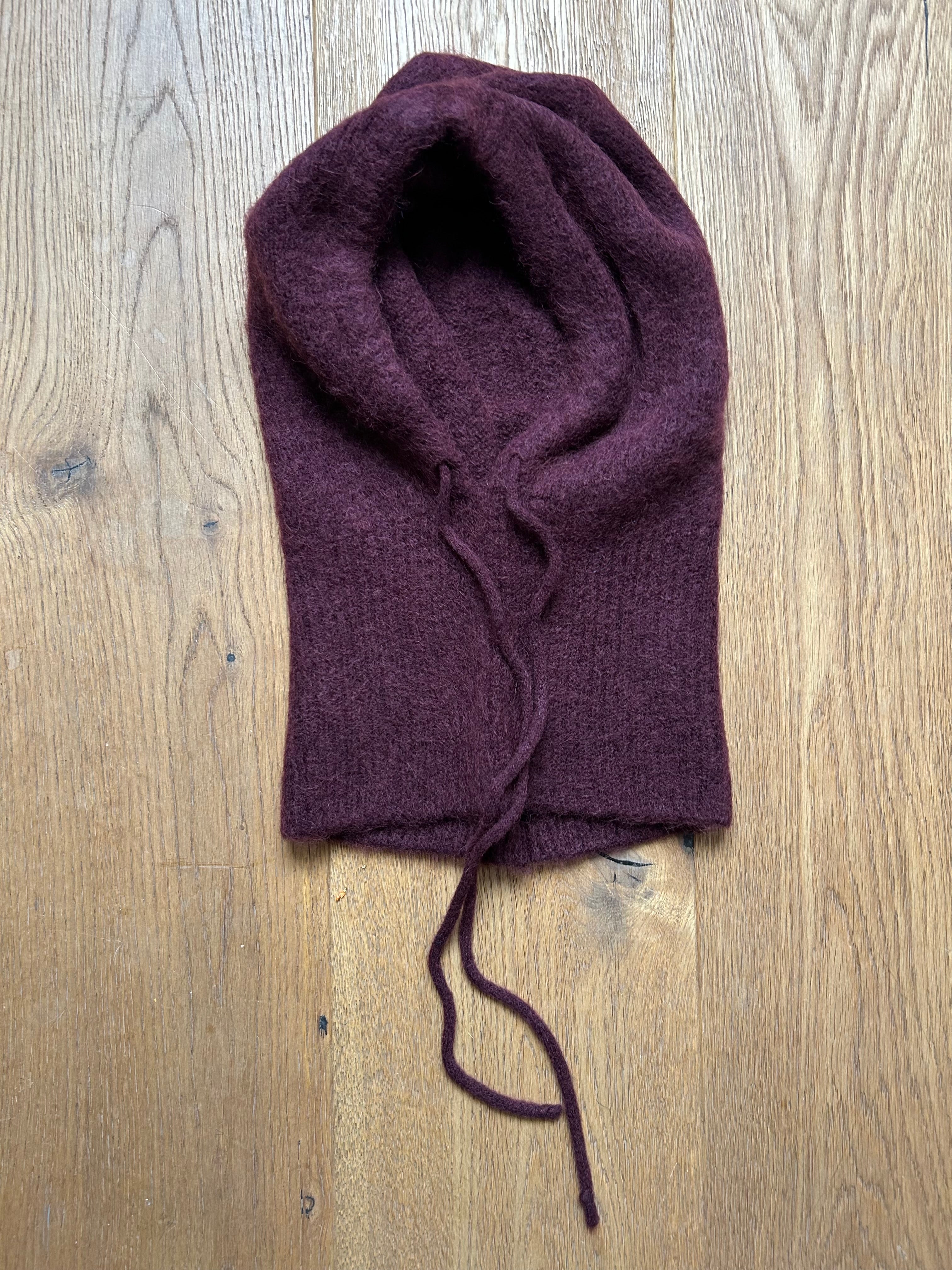 Kapuzen-Mütze Balaclava - burgundy
