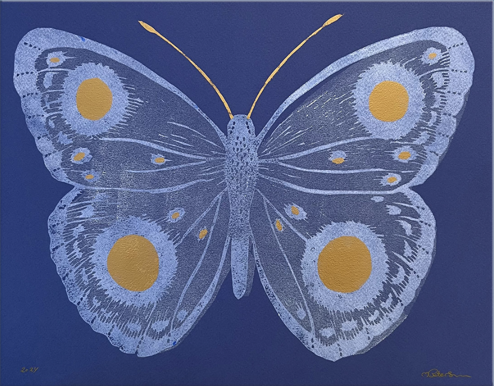 Butterfly - cobalt